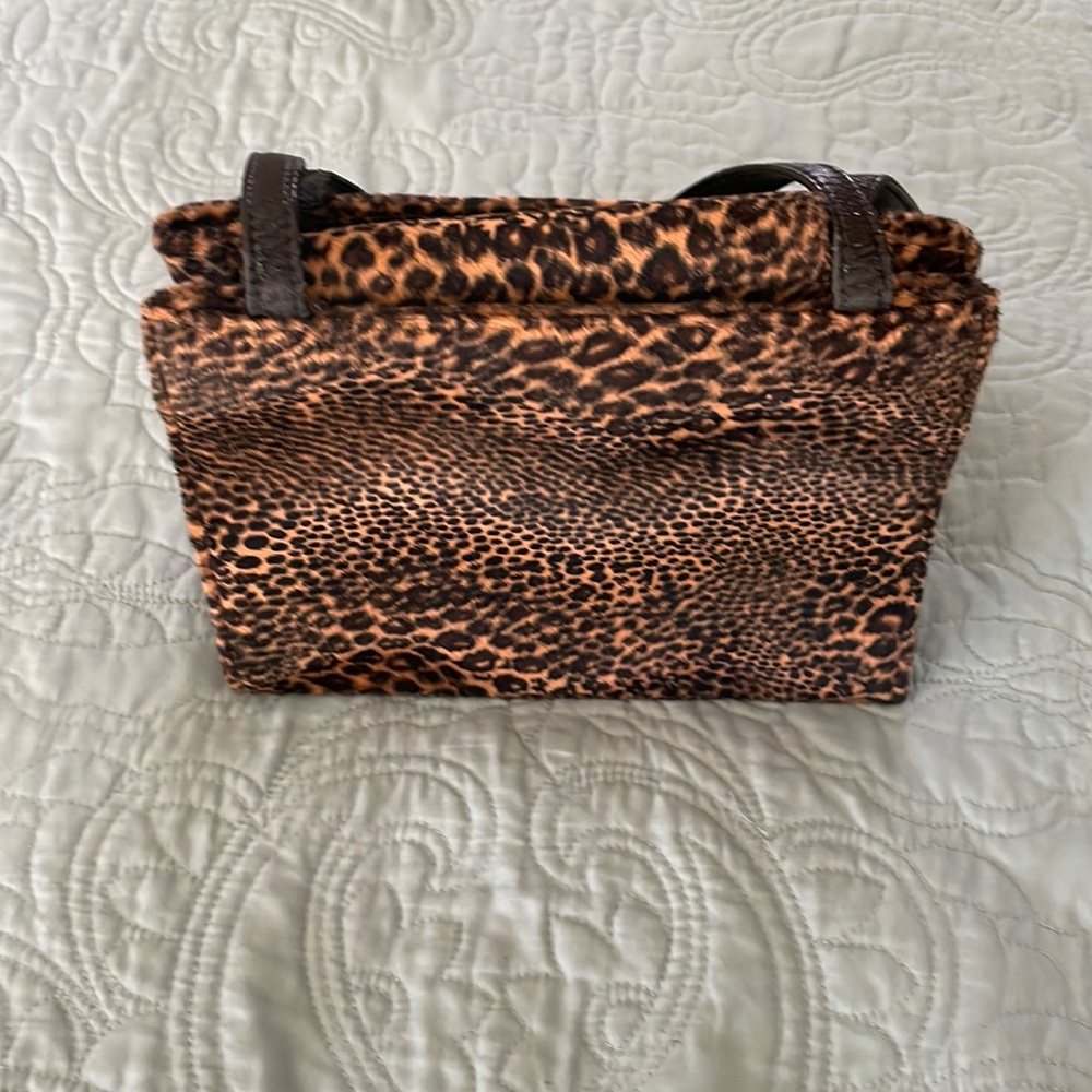 Animal print mini bag